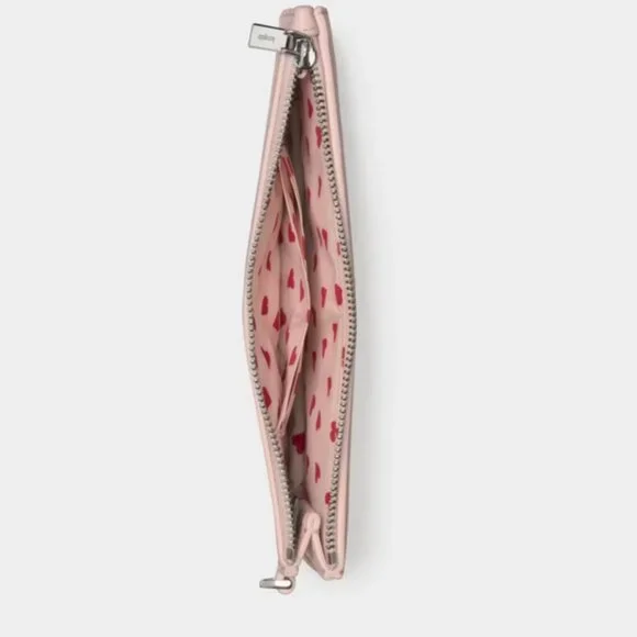 Kate Spade Yours Truly Envelope Wristlet Clutch Heart Wallet - Powdered Sugar - Picture 7 of 8